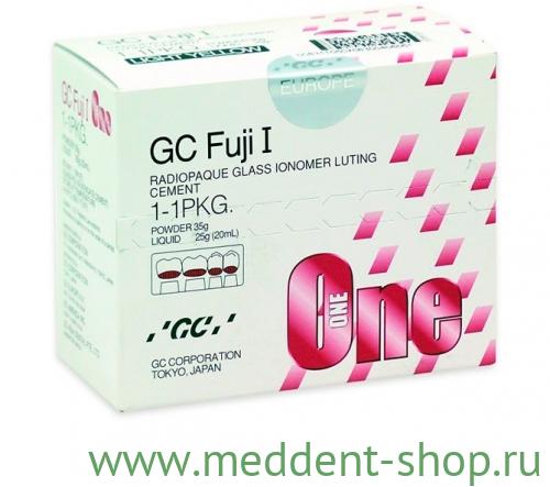 GC FUJI I (ФУДЖИ 1) - СТЕКЛОИОНОМЕРНЫЙ ЦЕМЕНТ ДЛЯ ФИКСАЦИИ (1-1 PKG, 35Г + 25Г)