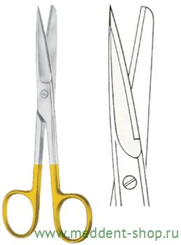 Ножницы хирургические прямые "Fig.2"  Sh/ВI (TC GOLD)  14-01702-14 