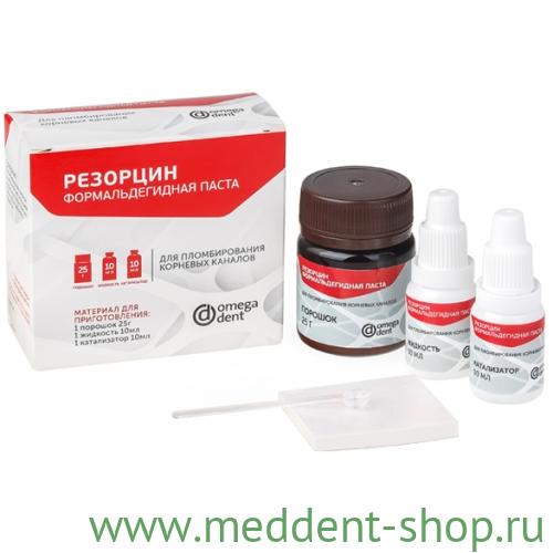 РЕЗОРЦИН-ФОРМАЛЬДЕГИДНАЯ ПАСТА (25ГР+10МЛ+10МЛ), ОМЕГА