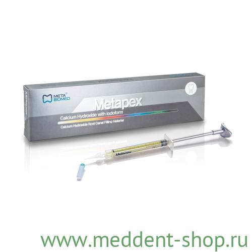 METAPEX ПАСТА ГИДРОКСИД КАЛЬЦИЯ 2ШПР.(2Х2,2Г+20КАНЮЛЬ), META