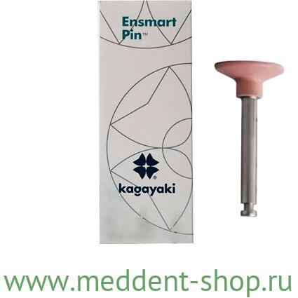 ПОЛИРЫ СИЛИКОНОВЫЕ ДИСК (РОЗ. МЯГ.), 1ШТ. НА МЕТАЛ.НОЖКЕ, ENPS 32-2 KAGAYAKI
