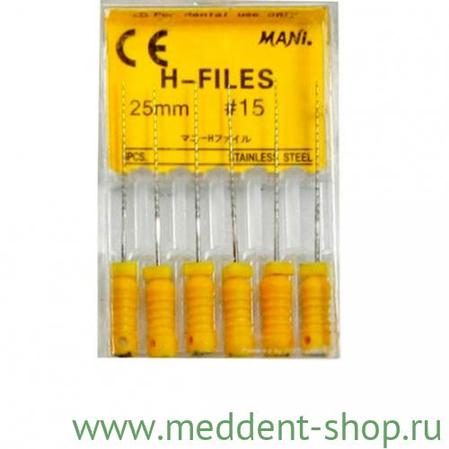 H-FILES №15 (25ММ), 6ШТ MANI