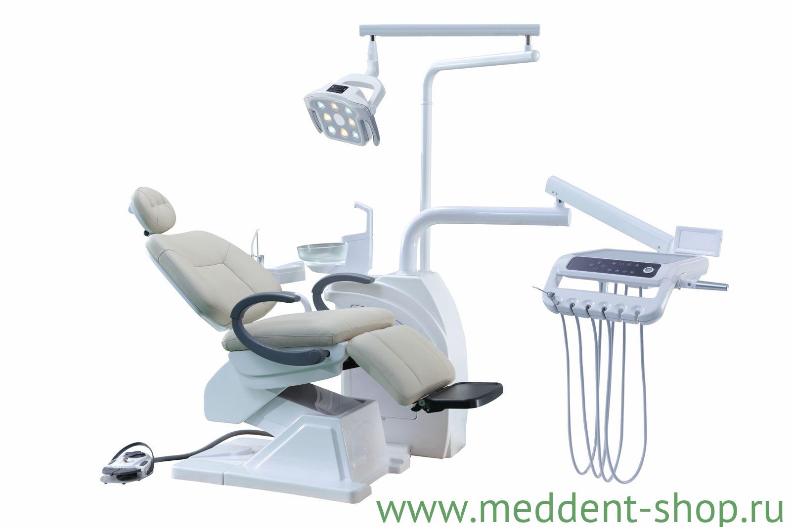 Установка стоматологическая ХР320 MEDITECH (цвет бордовый)  