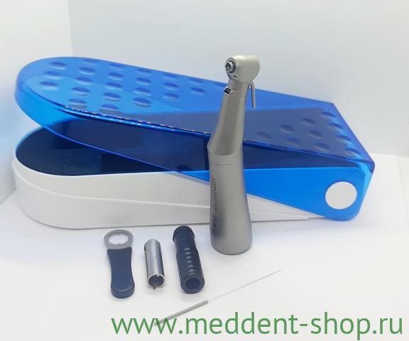 Наконечник микромотора угловой понижающий 20:1 MEDITECH THA-20ti LED  кнопочный внешняя вода